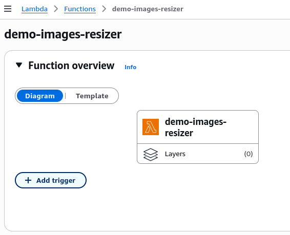 Tambah Trigger Lambda